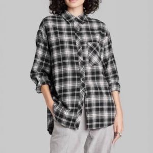 Wild fable oversized flannel